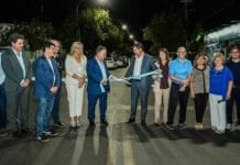 El Gobernador Orrego inauguró la nueva avenida Alem