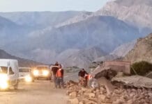 Tragedia en Calingasta: murió un camionero en un vuelco en Ruta 414 y hay un joven grave