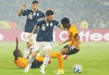 La Selección Argentina goleó 5 a 0 a Zambia en un amistoso internacional