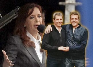 Apoyados por Cristina, Massa y Uñac buscan armar fórmula presidencial