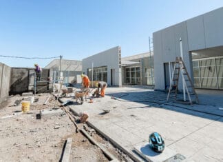 Etapa final en las obras del nuevo hospital de Angaco
