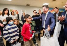 El Gobernador Orrego estuvo en la inauguración de la sala de espera Oncológica del Hospital Rawson