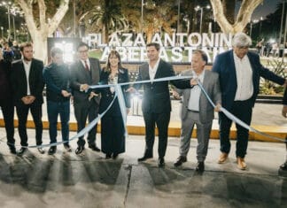 Quedó inaugurada en la Ciudad de San Juan la nueva Plaza Aberastain