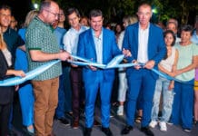 Orrego y Miodowsky inauguraron obras de repavimentación en barrio Stotac