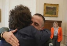 Milei se reunió con Nahuel Gallo