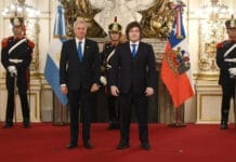 Milei recibió a Kast en Casa Rosada