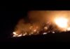 Incendio en la Planta Recicladora de la Municipalidad de Jáchal