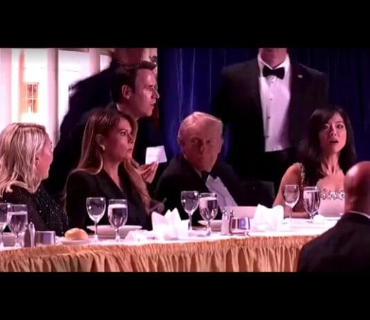 Evacúan a Trump de una cena tras amenaza de seguridad en Washington