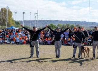 Los perros del Servicio Penitenciario acercaron su trabajo a la comunidad