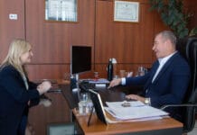 El Vicegobernador de San Juan recibió a su par de Mendoza en el marco de la Expo Minera
