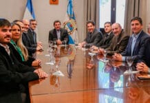 El Gobernador Orrego recibió en San Juan al presidente de la UIA