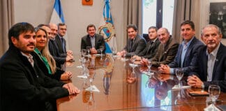 El Gobernador Orrego recibió en San Juan al presidente de la UIA