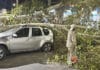 Fuerte viento en San Juan provocó cortes de luz y daños en varios departamentos