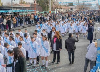 Más de 25.000 personas vibraron en Chimbas con una histórica Promesa de Lealtad a la Bandera