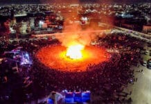 La Ciudad de San Juan encendió junto a los vecinos la fogata en honor a San Juan Bautista