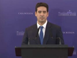 Ravier se presentó oficialmente como vocero y dijo que es "un honor ser la voz del presidente"