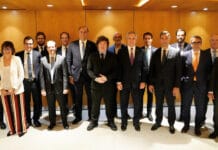 Milei se reunió en Madrid con importantes empresarios e inversores españoles