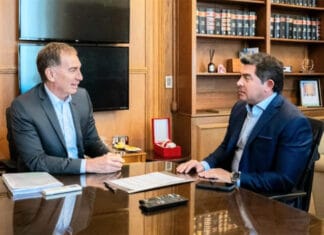 Desde San Juan, el Gobernador Orrego respaldó a Diego Santilli como Jefe de Gabinete