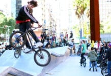Fin de semana largo: Santa Lucía invitó a la Stunt Bike