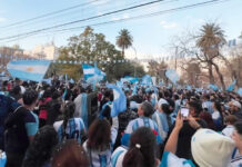Los festejos en plaza 25 de Mayo dejaron un saldo de 24 detenidos por disturbios y 2 por robo