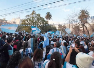Los festejos en plaza 25 de Mayo dejaron un saldo de 24 detenidos por disturbios y 2 por robo
