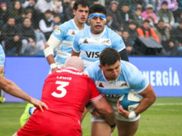 Los Pumas vencieron 35 a 21 a Gales en San Juan ante un Estadio Bicentenario colmado