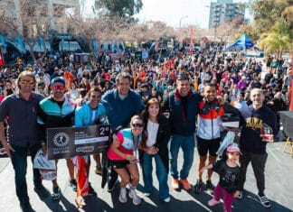 Ciudad acompañó la Maratón Internacional de San Juan con intervenciones artísticas y aliento a los corredores