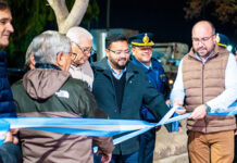 El Intendente Miodowsky inauguró la remodelación integral de plaza El Arriero