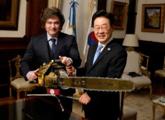 El Presidente Milei recibió a su par de Corea del Sur en la Casa Rosada