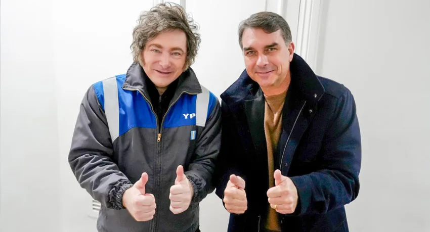 milei-y-flavio-bolsonaro