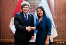Milei se reunió en Lima con Fujimori antes de la asunción presidencial