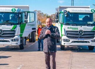 Miodowsky presentó dos nuevas movilidades para fortalecer los servicios en Rivadavia