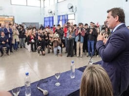 Orrego inauguró ampliación de una escuela en Difunta Correa que brinda más espacios y herramientas para los estudiantes