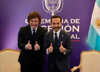 Milei se reunió en Colombia con Abelardo de la Espriella antes de su asunción presidencial
