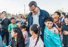 En el día de la despedida de Messi, Rawson homenajeó al capitán inaugurando un playón con su nombre