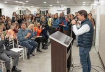 Santa Lucía inauguró la remodelación integral del SUM, la plaza y el polideportivo del barrio Vivero