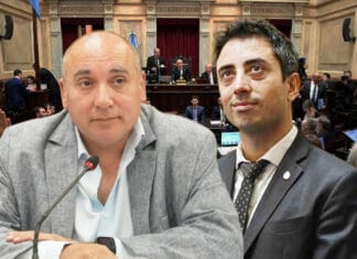 Escándalo por un nombramiento: Peluc y Fullone fueron abucheados a la salida del Congreso