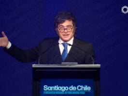 El Presidente Milei reivindicó el derrocamiento de Allende, criticó a Pedro Sánchez y a Macri