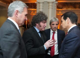 Milei se reunió con el secretario de Estado de Donald Trump