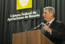 Rosatti advirtió en Rosario que "hay mucho que limpiar todavía" en la Justicia