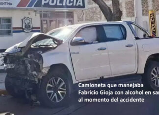El Fiscal Gómez decidió no investigar el accidente que involucró a Fabricio Gioja, nieto del exgobernador