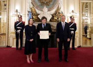 Milei recibió las cartas credenciales de los nuevos embajadores de Bélgica, Irlanda, Finlandia e Israel